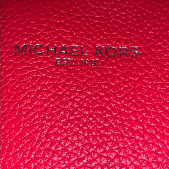 Red Michael Kors Mail Carrier - Picture 2 of 5